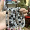 Vòng Black Tourmaline in Quartz 8mm - Vòng đơn | CADA DECOR