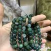 Vòng Green Moss Agate | Mã Não Rêu xanh 8mm - Vòng đơn | CADA DECOR