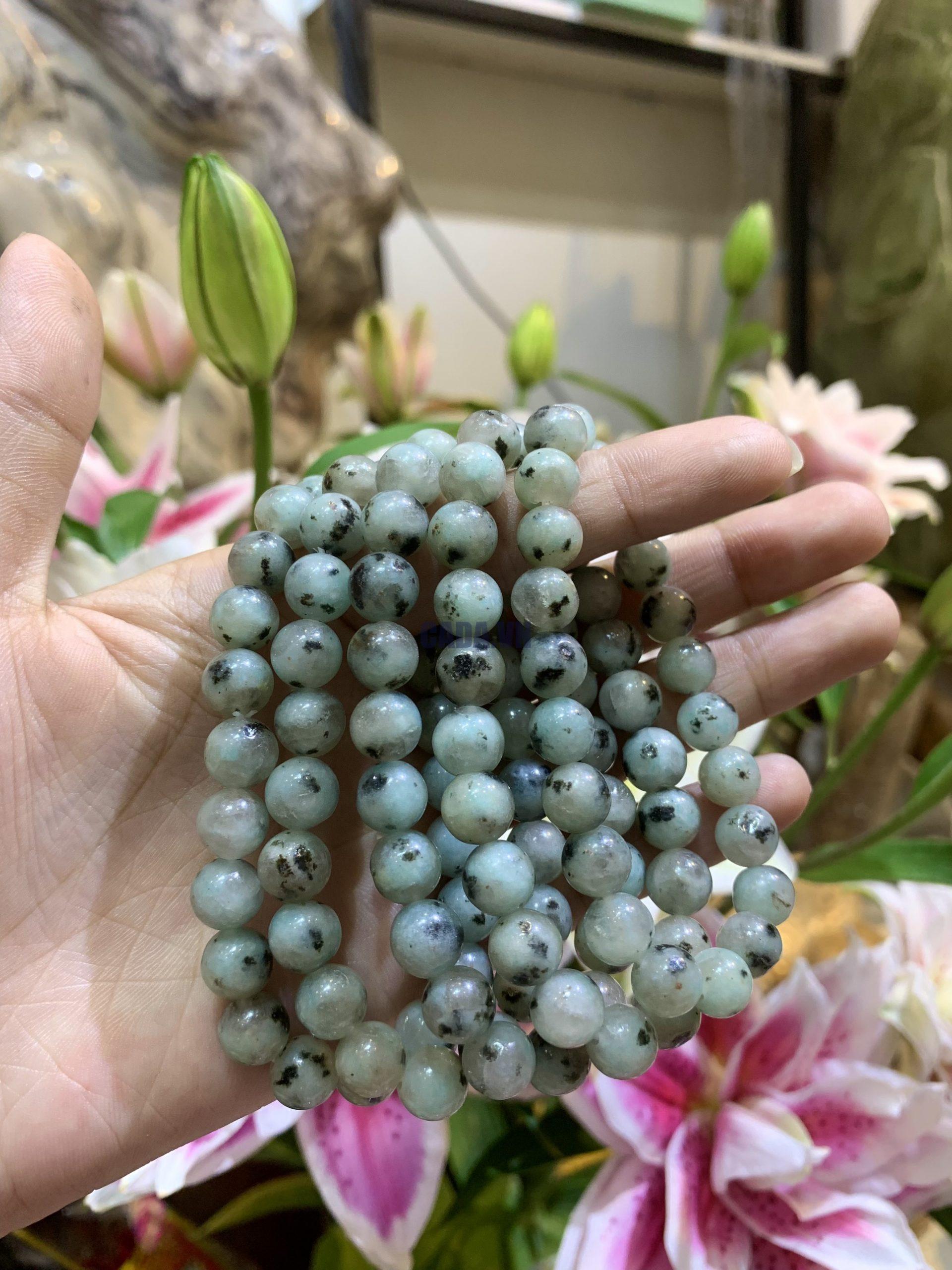 Vòng Kiwi Jasper 8mm - Vòng đơn | CADA DECOR