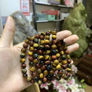 Vòng Mắt Hổ tam tài 8mm - Vòng đơn | CADA DECOR