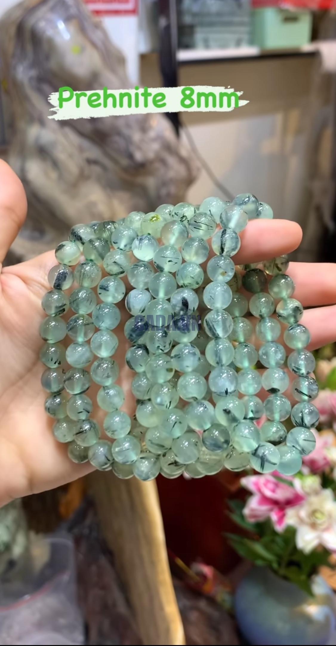 Vòng Prehnite 8mm - Vòng đơn | CADA DECOR