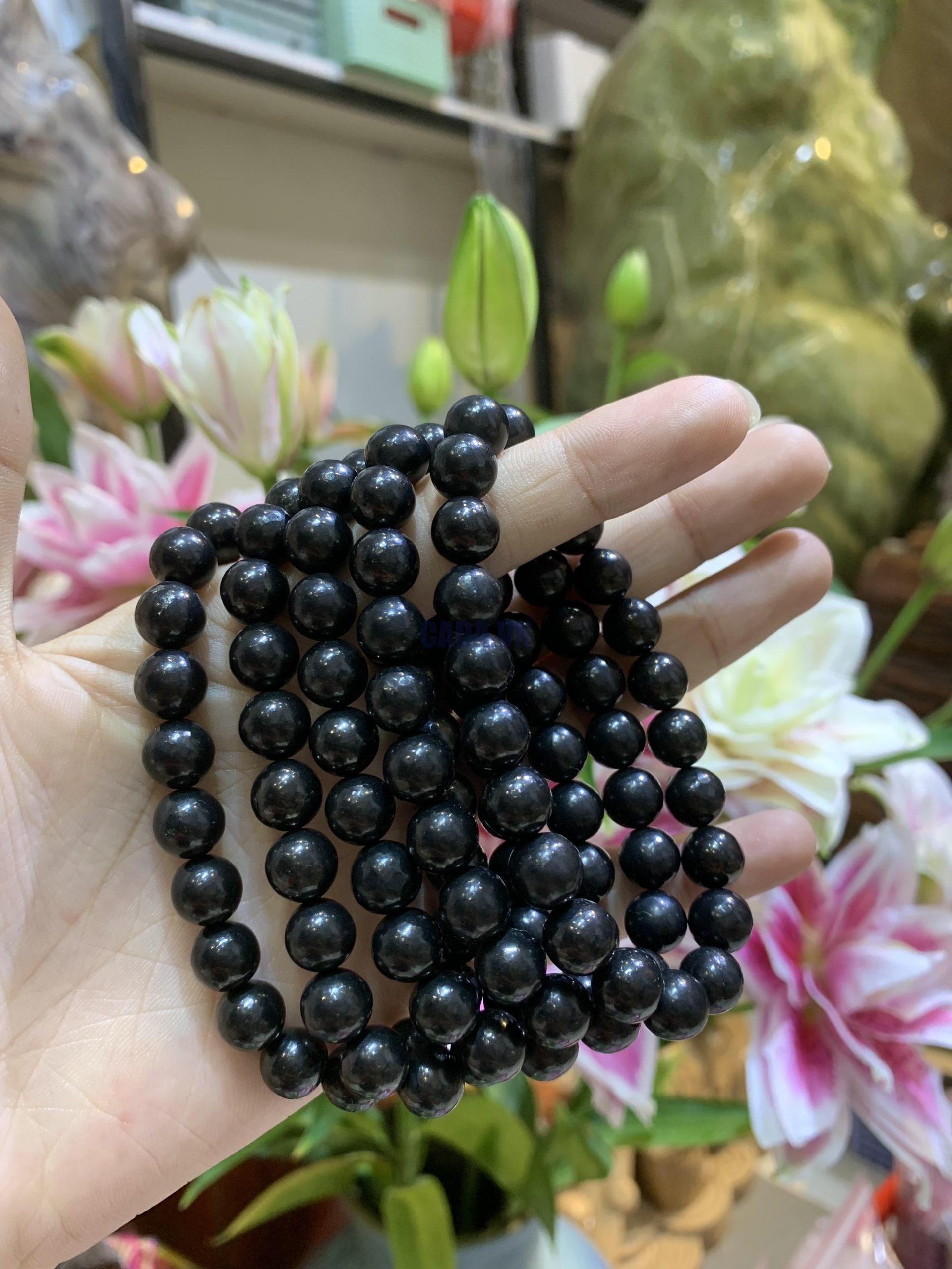 Vòng Shungite 8mm - Vòng đơn | CADA DECOR