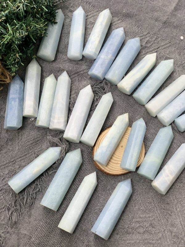 Trụ blue calcite | Đá trang trí, sưu tầm, healing | CADA DECOR