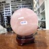 Bi cầu Thạch Anh Hồng – Rose Quartz Sphere (BH158), ĐK: 11,15 CM, KL: 1,93 KG