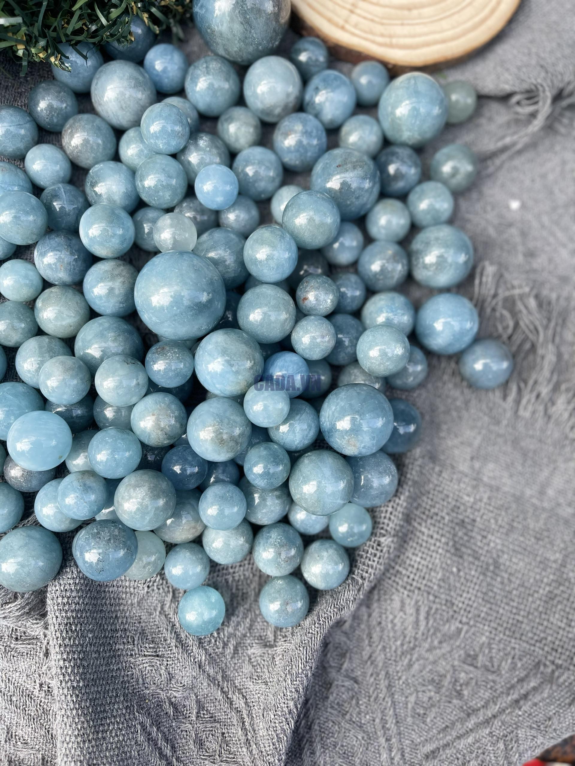 Ngọc Hải Lam | Cầu Aquamarine | Đá trang trí, sưu tầm, healing | CADA DECOR