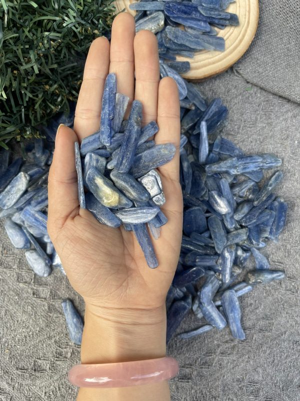 Que thô màu xanh Kyanite | Blue Kyanite| Đá trang trí, sưu tầm, healing | CADA DECOR