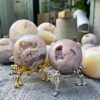 Bi hốc mã não | Agate Geode Sphere | Đá trang trí, sưu tầm, healing | CADA DECOR