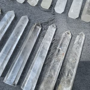 Trụ thạch anh trắng 20-30cm | Đá trang trí, sưu tầm, healing | CADA DECOR