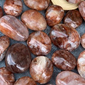 Thạch anh lửa | Palm fire quartz | Đá trang trí, sưu tầm, healing | CADA DECOR