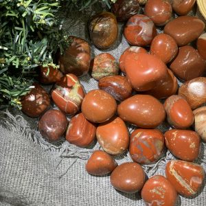 Ngọc bích đỏ | Tumble red jasper | Đá trang trí, sưu tầm, healing | CADA DECOR