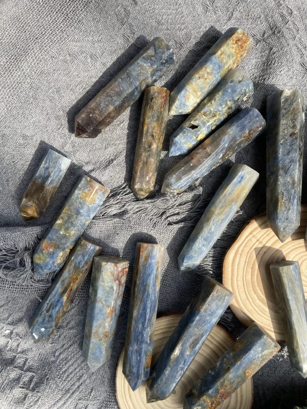 Trụ đá blue kyanite| Đá trang trí, sưu tầm, healing | CADA DECOR