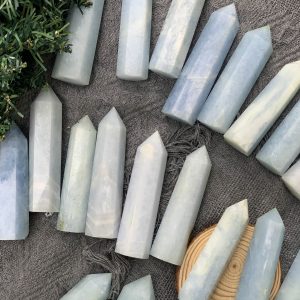 Trụ blue calcite | Đá trang trí, sưu tầm, healing | CADA DECOR