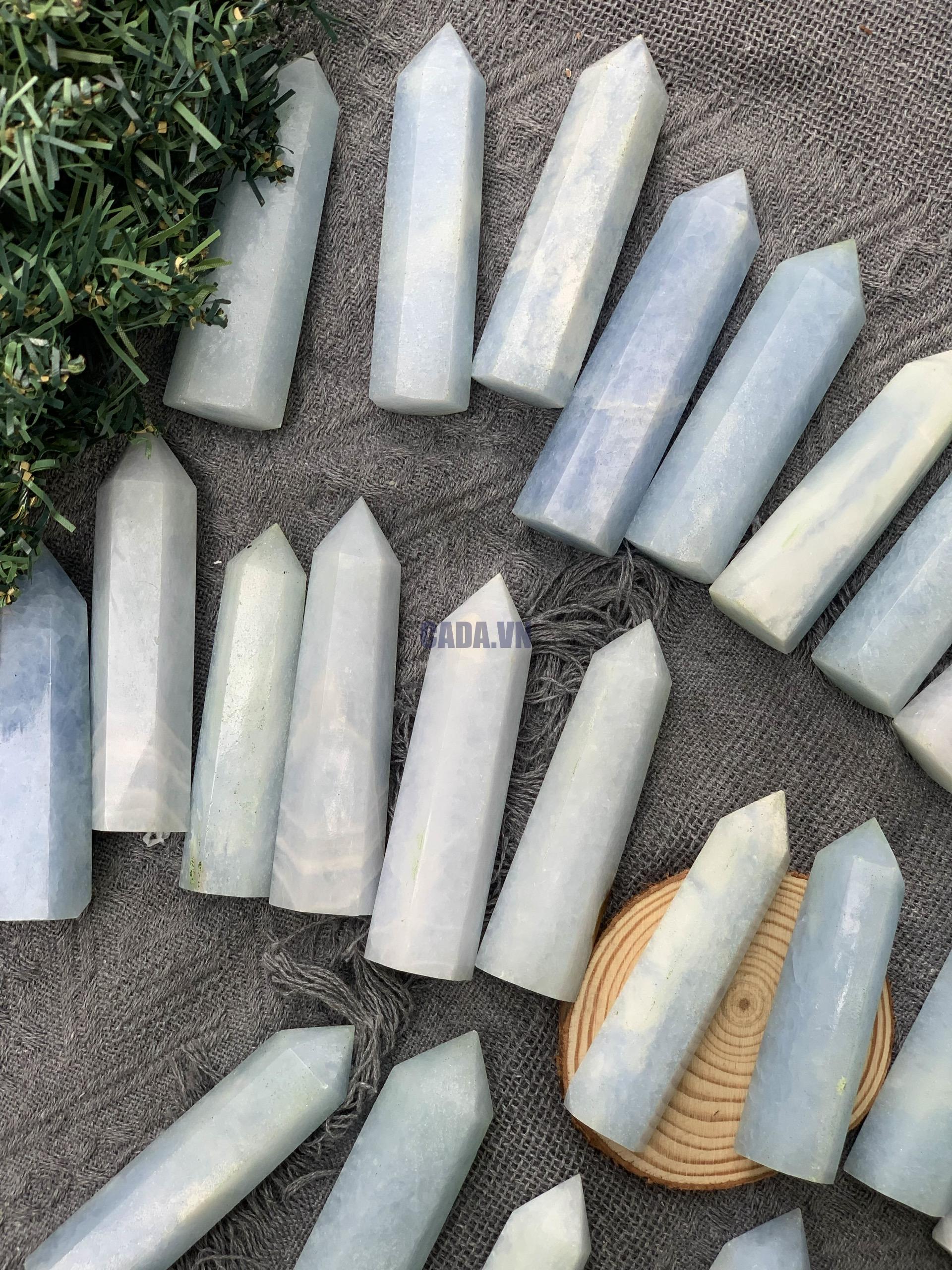 Trụ blue calcite | Đá trang trí, sưu tầm, healing | CADA DECOR