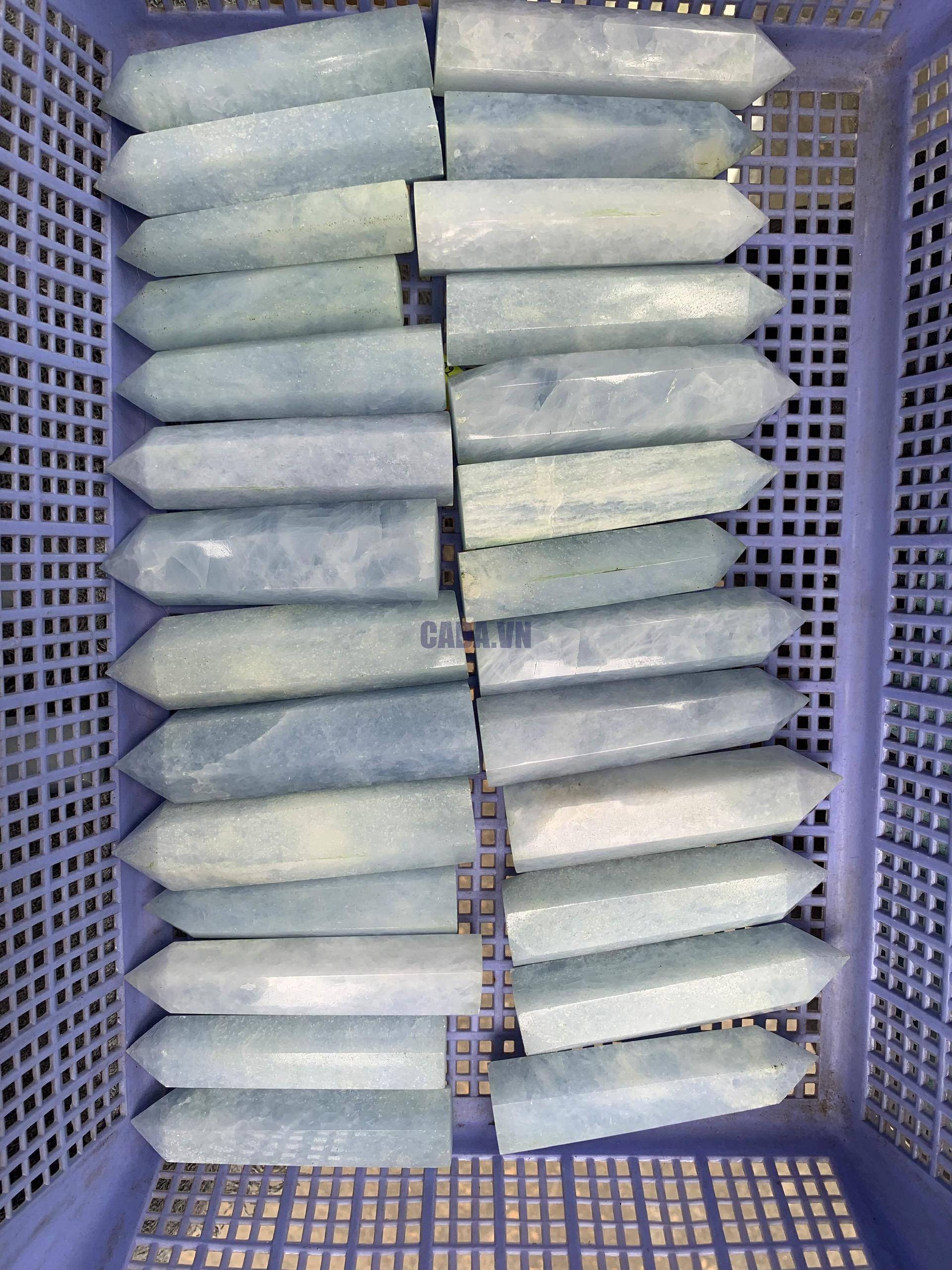 Trụ blue calcite | Đá trang trí, sưu tầm, healing | CADA DECOR