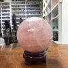 Bi cầu Thạch Anh Hồng – Rose Quartz Sphere (BH137), ĐK: 11,46 CM, KL: 2,075 KG
