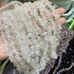 Dây chip Clear Quartz - Thạch Anh Trắng | CADA DECOR
