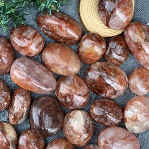 Thạch anh lửa | Palm fire quartz | Đá trang trí, sưu tầm, healing | CADA DECOR