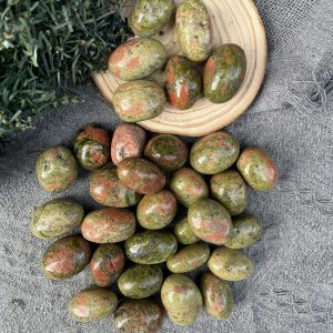 Đá Vô Song | Tumble Unakite | Đá trang trí, sưu tầm, healing | CADA DECOR