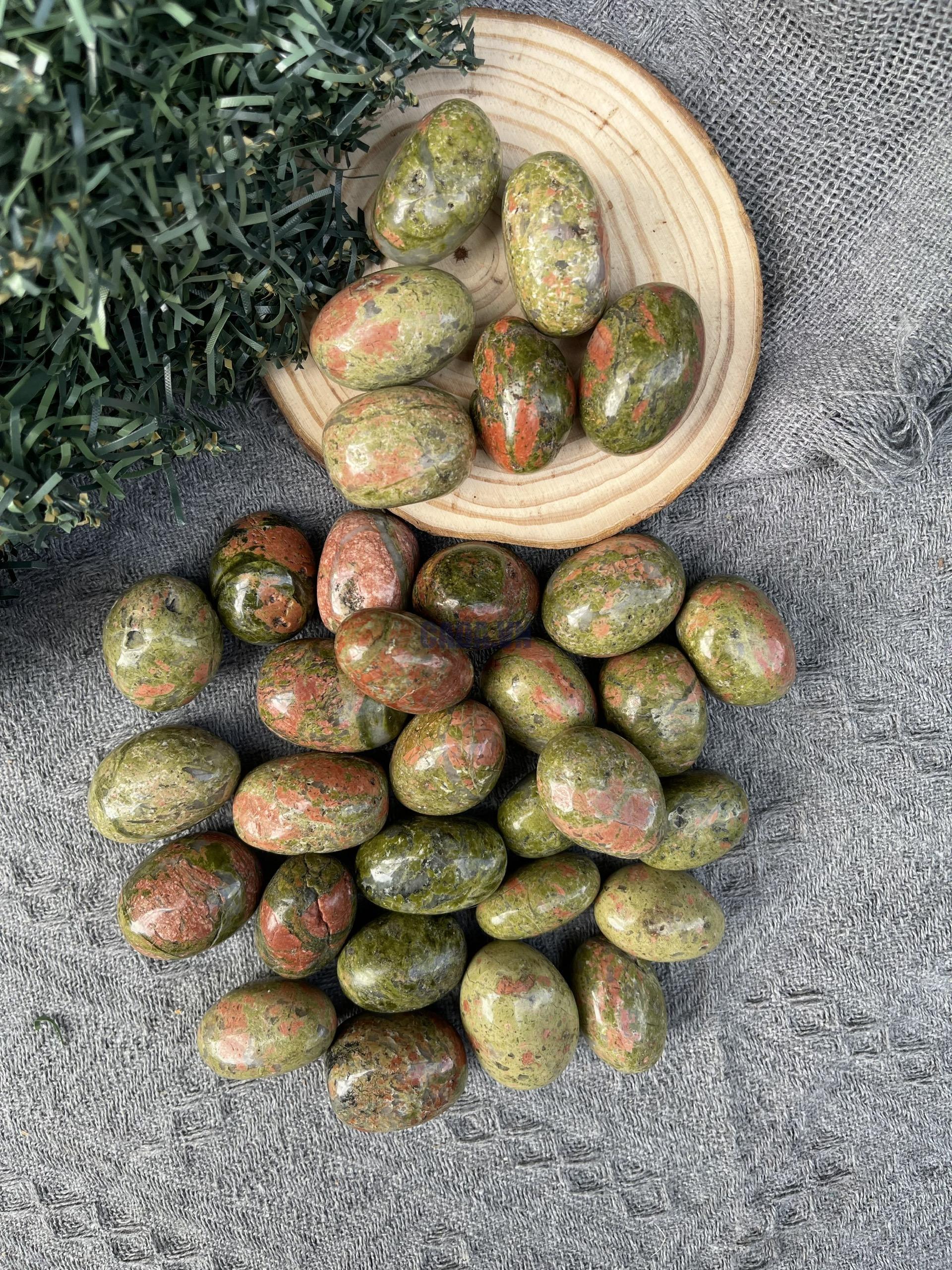 Đá Vô Song | Tumble Unakite | Đá trang trí, sưu tầm, healing | CADA DECOR