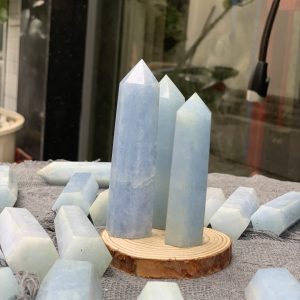 Trụ blue calcite | Đá trang trí, sưu tầm, healing | CADA DECOR