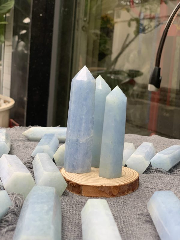 Trụ blue calcite | Đá trang trí, sưu tầm, healing | CADA DECOR