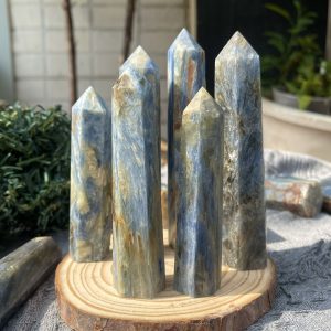 Trụ đá blue kyanite| Đá trang trí, sưu tầm, healing | CADA DECOR
