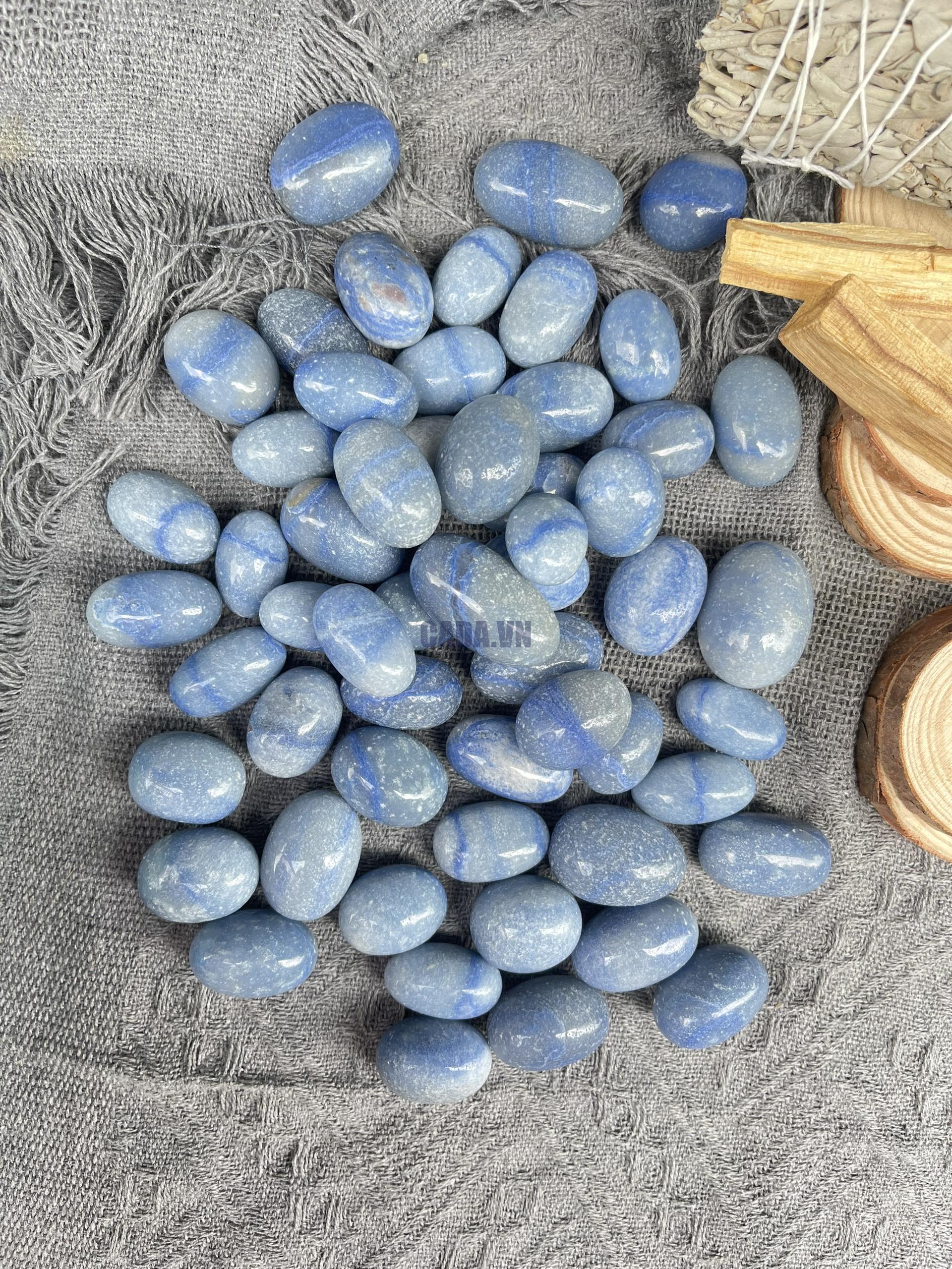 Tumble Blue Aventurine | Đá trang trí, sưu tầm, healing | CADA DECOR