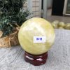 Bi Cầu Thạch Anh Vàng – Citrine Sphere (BV98) – KL: 0,66 KG – ĐK: 7,87 CM