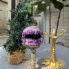 Bi Cầu Miệng Cười Thạch Anh Tím – Amethyst (BTH04) - KL: 0,345 KG - ĐK: 6,6CM