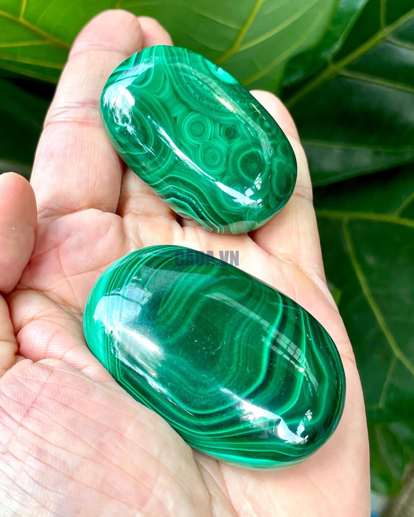 Palm Malachite | Đá trang trí, sưu tầm, healing | CADA DECOR