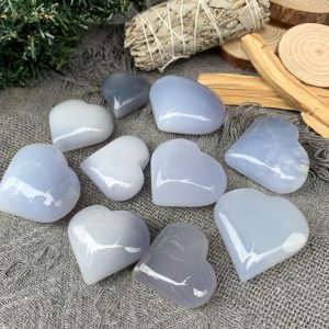 Trái tim Chalcedony | Đá trang trí, sưu tầm, healing | CADA DECOR
