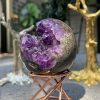 Bi Cầu Miệng Cười Thạch Anh Tím – Amethyst (BTH03) – KL: 0,18 KG – ĐK: 5,3CM