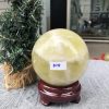 Bi Cầu Thạch Anh Vàng – Citrine Sphere (BV99) – KL: 1,175 KG – ĐK: 9,55 CM