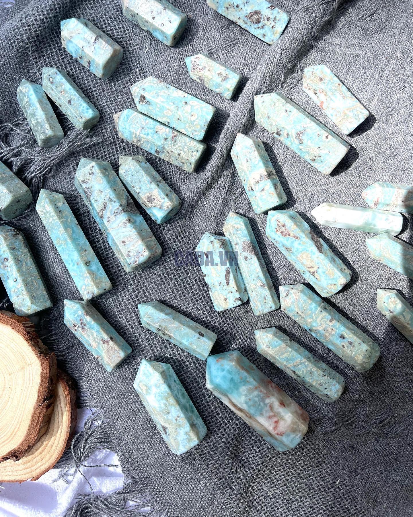 Trụ Larimar | Đá trang trí, sưu tầm, healing | CADA DECOR