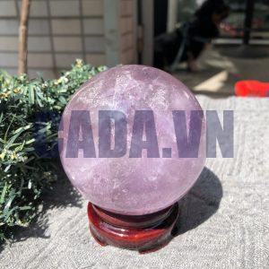 BI CẦU THẠCH ANH TÍM (CT04) - ĐK: 8,12 CM - KL: 715,2 GRAM