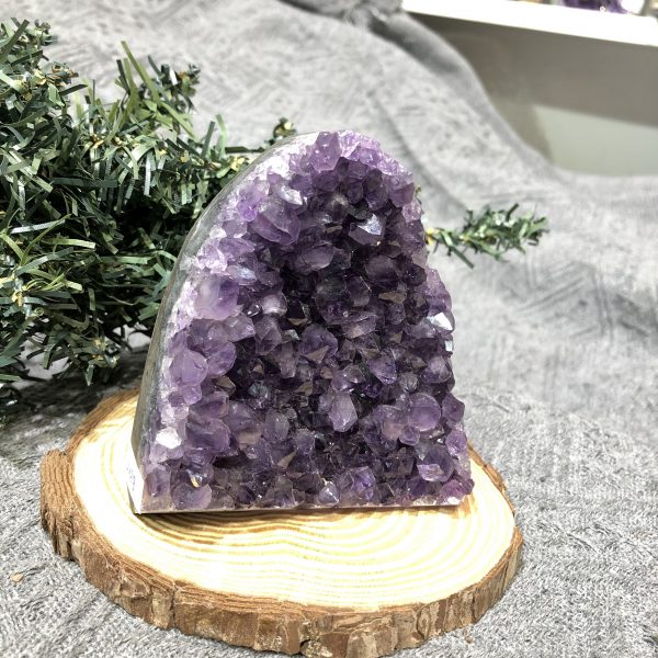 HỐC THẠCH ANH TÍM URUQUAY NHỎ - KL: 490,9 GRAM (TU129)