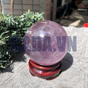 BI CẦU THẠCH ANH TÍM (CT06) - ĐK: 6,69 CM - KL: 412,4GRAM