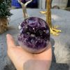 Bi Cầu Miệng Cười Thạch Anh Tím – Amethyst (BTH08) – KL: 0,325 KG – ĐK: 6,8CM