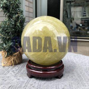 Bi Cầu Thạch Anh Vàng – Citrine Sphere (BV102) - KL: 3,455 KG - ĐK: 13,69 CM