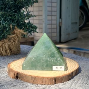 KIM TỰ THÁP ĐÁ FLUORITE (KTT19) KT: 5,8*6,8 CM - KL: 0,37 KG 