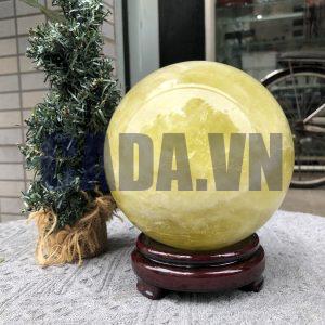 Bi Cầu Thạch Anh Vàng – Citrine Sphere (BV100) - KL: 4,76 KG - ĐK: 15,13 CM