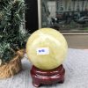 Bi Cầu Thạch Anh Vàng – Citrine Sphere (BV90) – KL: 0,95 KG – ĐK: 8,92 CM