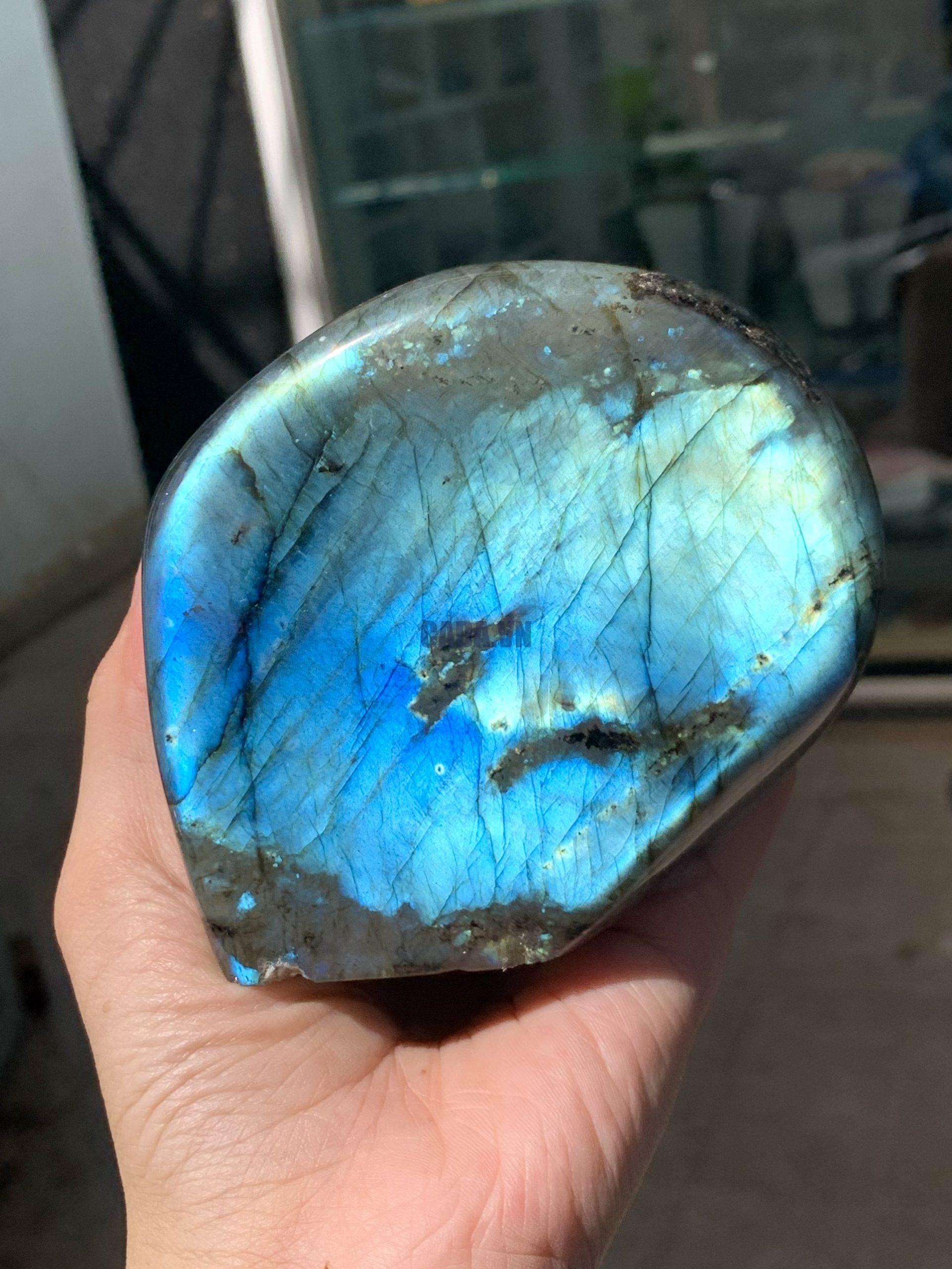 ĐÁ XÀ CỪ - HẮC NGUYỆT QUANG - Labradorite (XC184) - KL: 0,634KG