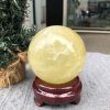 Bi Cầu Thạch Anh Vàng – Citrine Sphere (BV89) - KL: 0,82 KG - ĐK: 8,44 CM