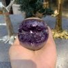 Bi Cầu Miệng Cười Thạch Anh Tím – Amethyst (BTH01) – KL: 0,24 KG – ĐK: 5,7CM