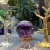 Bi Cầu Miệng Cười Thạch Anh Tím – Amethyst (BTH01) - KL: 0,24 KG - ĐK: 5,7CM
