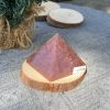 KIM TỰ THÁP ĐÁ THẠCH ANH DÂU ĐỎ – Strawberry Quartz (KTT27) KT: 4,3*5 CM – KL: 0,13 KG 