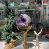 Bi Cầu Miệng Cười Thạch Anh Tím – Amethyst (BTH11) – KL: 0,61 KG – ĐK: 8,0CM