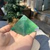 KIM TỰ THÁP ĐÁ FLUORITE (KTT18) KT: 4,3*5,4 CM – KL: 0,175 KG 