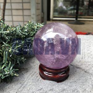 BI CẦU THẠCH ANH TÍM (CT12) - ĐK: 7,64 CM - KL: 609,3 GRAM
